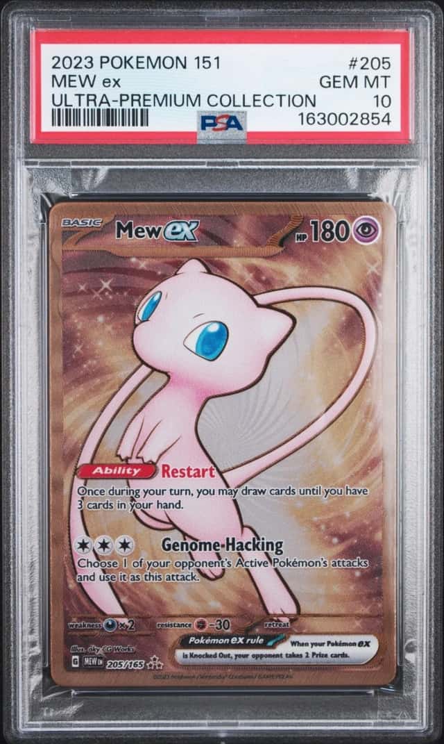 2023 POKEMON 151 ULTRA-PREMIUM COLLECTION #205 MEW EX PSA 10