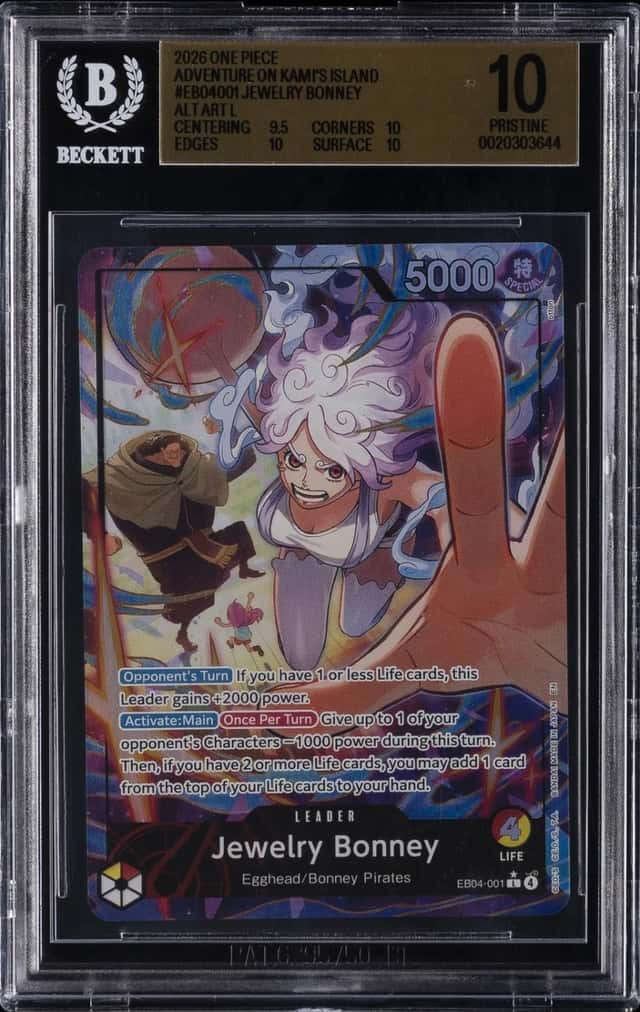 2026 ONE PIECE ADVENTURE ON KAMI'S ISLAND JEWELRY BONNEY ALT ART L BGS 10