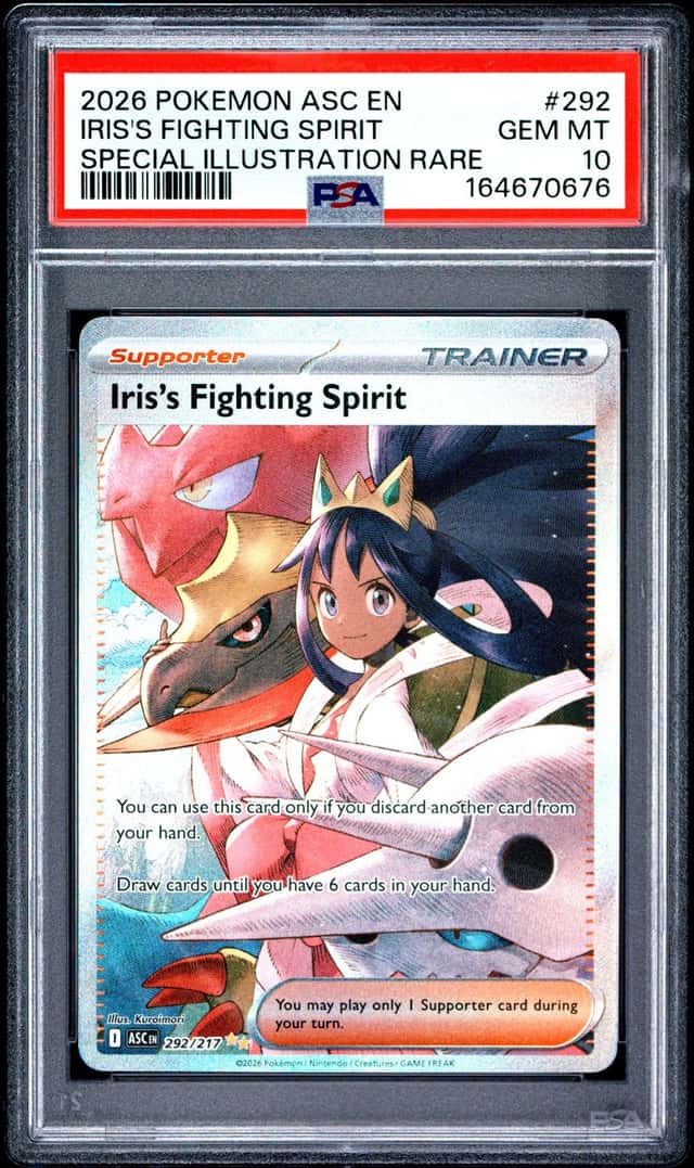 2026 Pokemon Mega Evolution Ascended Heroes Special Illustration Rare Iris's Fighting Spirit #292