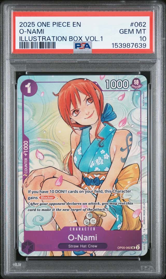 2025 One Piece Promo Illustration Box Volume 1 O-Nami #OP05-062