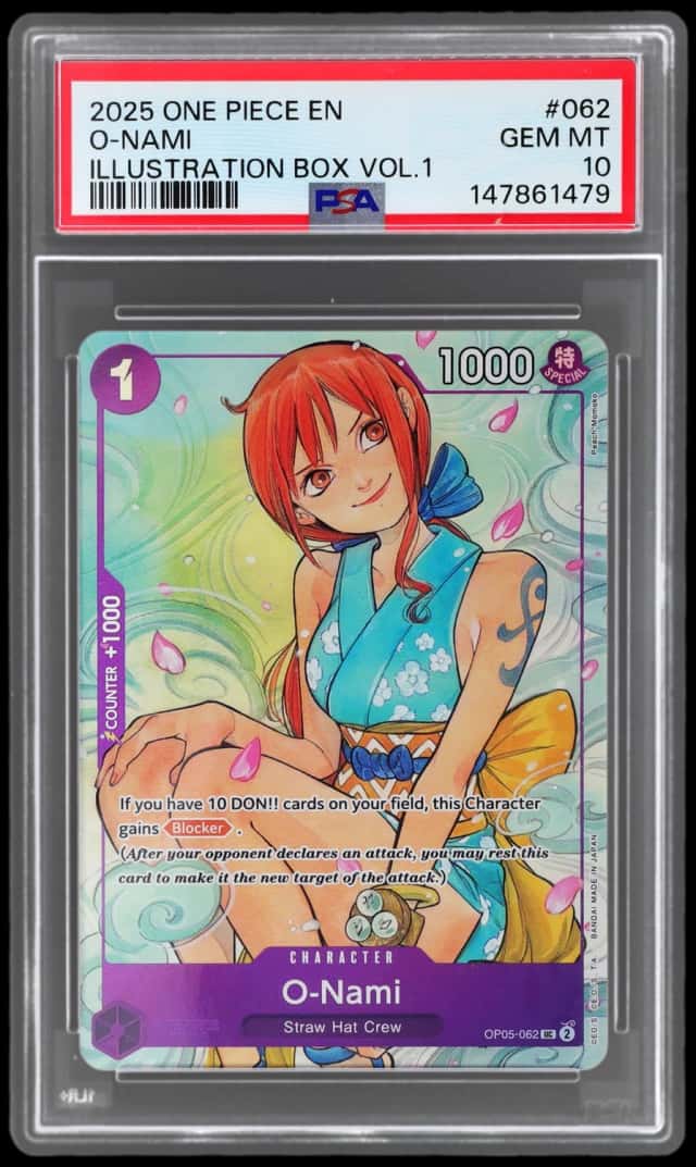 2025 One Piece Promo Illustration Box Volume 1 O-Nami #OP05-062