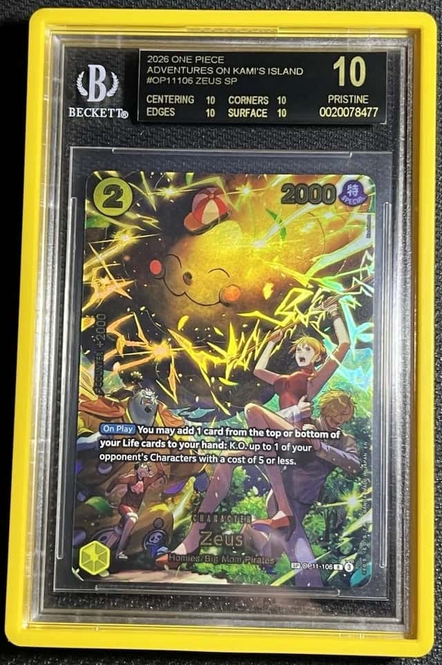 Zeus (SP) Adventure on Kami's Island - Beckett Pristine 10 Black Label (Pop 58)