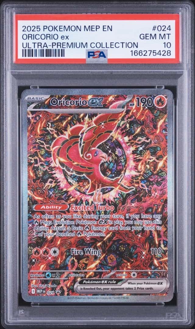 2025 POKEMON MEP PROMO ULTRA-PREMIUM COLLECTION #024 ORICORIO EX PSA 10