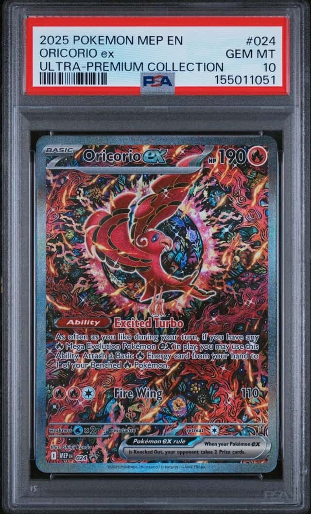 2025 POKEMON MEP PROMO ULTRA-PREMIUM COLLECTION #024 ORICORIO EX PSA 10