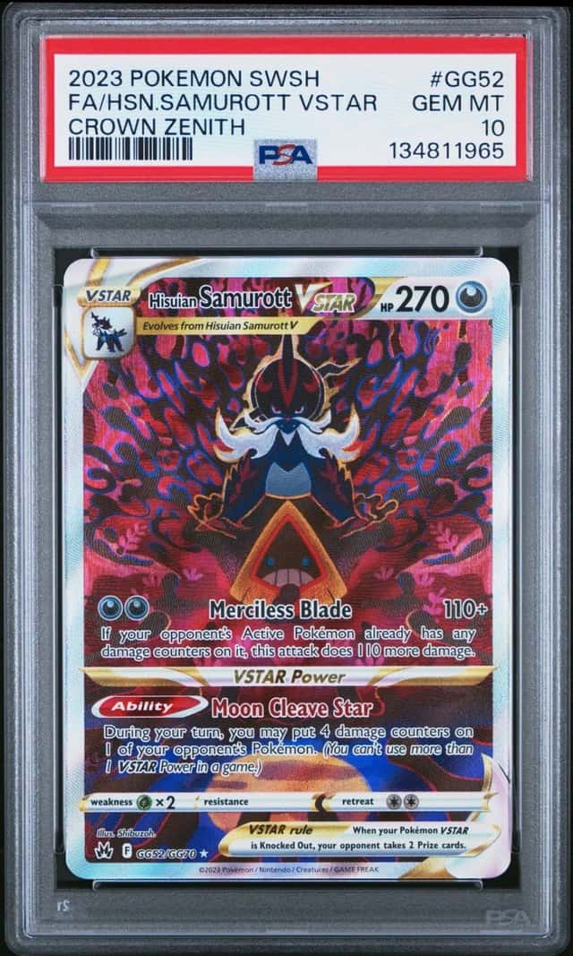 Hisuian Samurott VSTAR