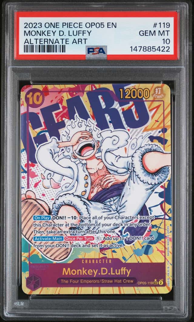 2023 One Piece Awakening of the New Era Alternate Art Monkey D. Luffy #OP05-119
