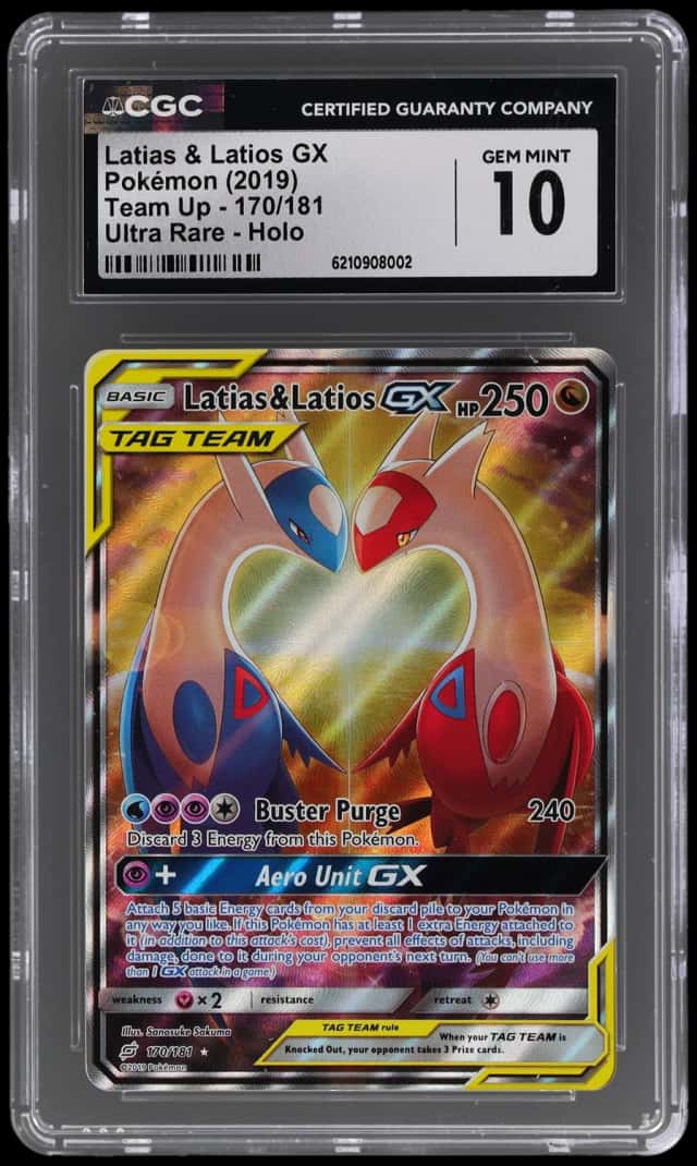 2019 Pokemon Sun and Moon Team Up Latias/Latios Gx #170