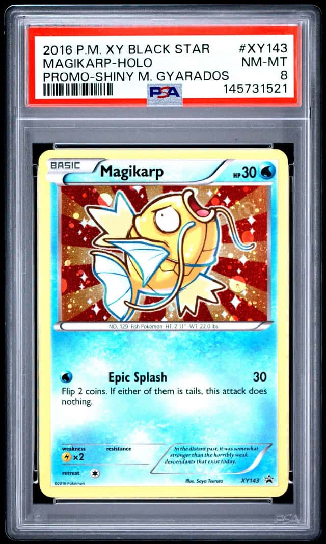 2016 Pokemon XY Promos Magikarp #XY143 PSA 8