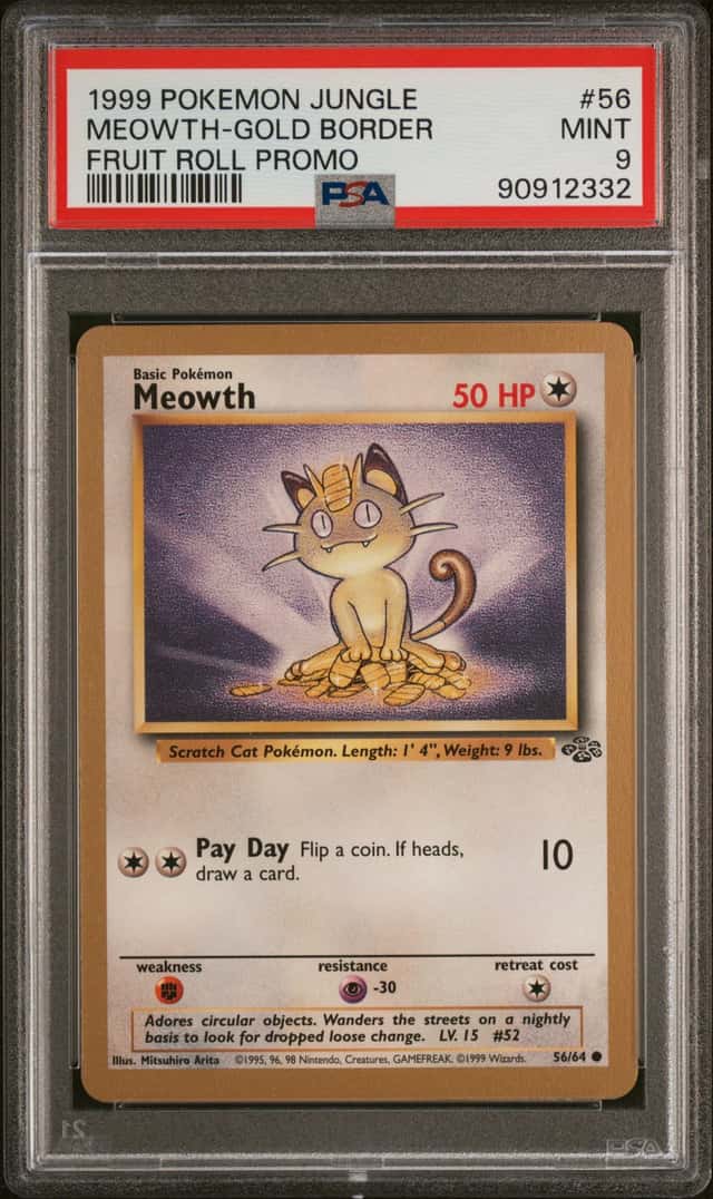 Meowth-Gold Border