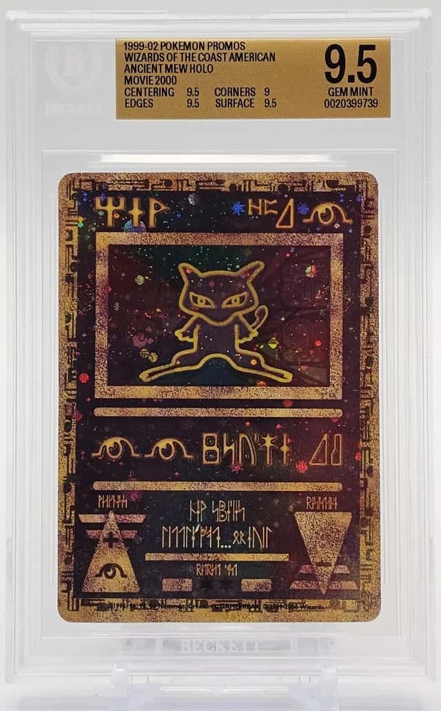 ANCIENT MEW 1999 POKEMON WIZARDS OF THE COAST PROMO HOLO BGS 9.5 Q1404