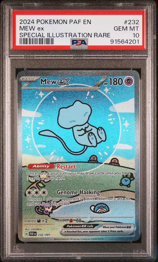 2024 Pokemon Paf En Special Illustration Rare #232 Mew Ex PSA 10 GEM MINT