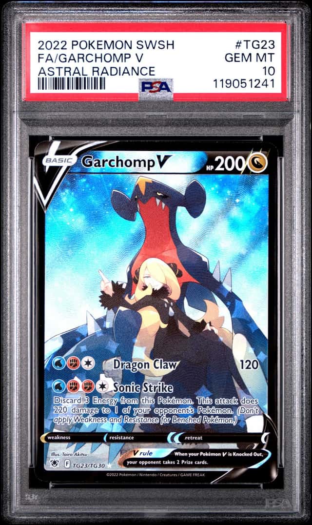 2022 Pokemon SWSH Astral Radiance #TG23 FA/Garchomp V PSA 10
