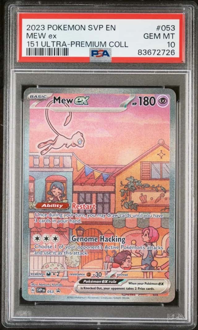 Mew ex - Pokemon Scarlet & Violet 151 SVP promo 053 GEM MINT PSA 10