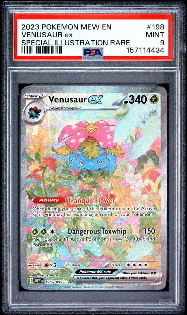 2023 Pokemon SV 151 Venusaur ex Special Illustration Rare #198/165 PSA 9