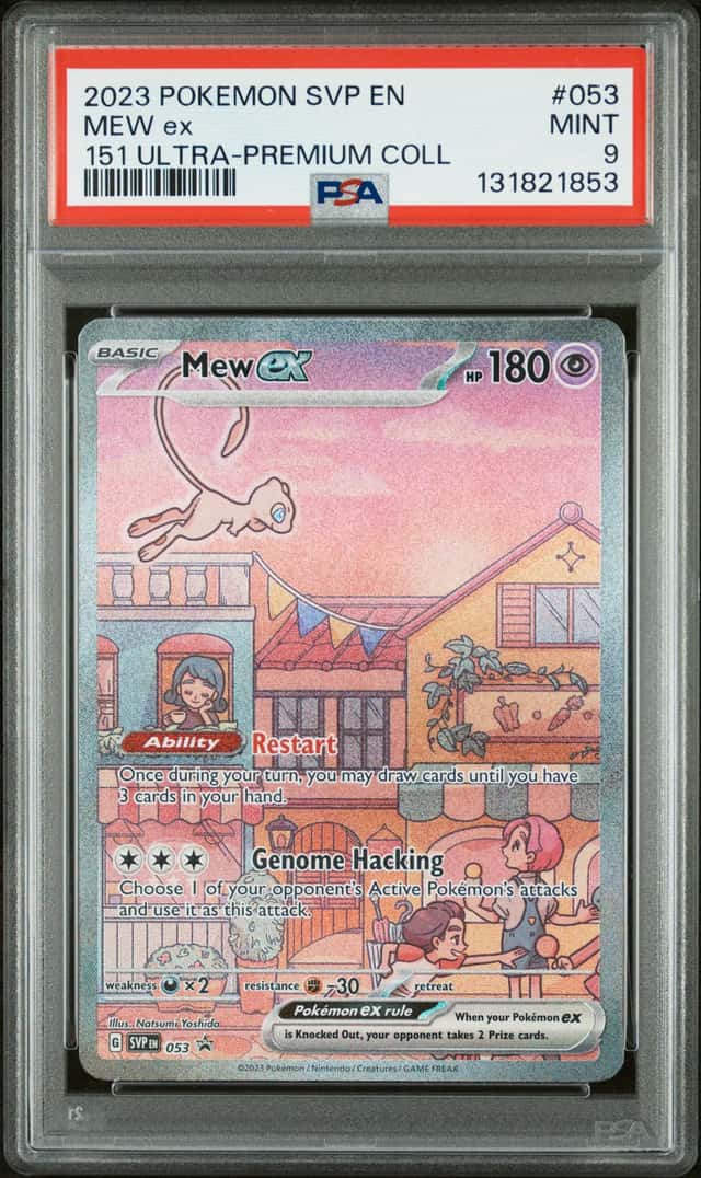 2023 Pokemon SV Black Star Promos Mew ex #053 PSA 9