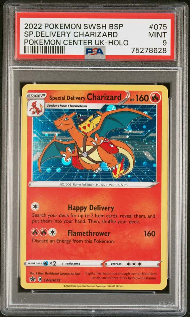 Pokemon Special Delivery Charizard SWSH075 Black Star Promo