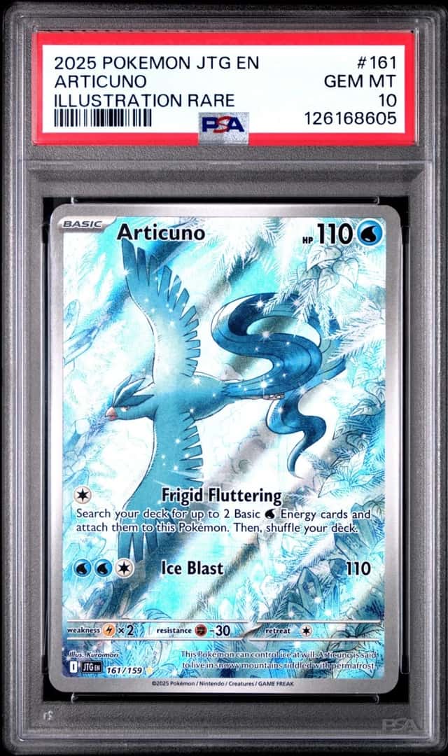 Pokemon Articuno Journey Together 161/159 Illustration Rare PSA 10 Gem Mint