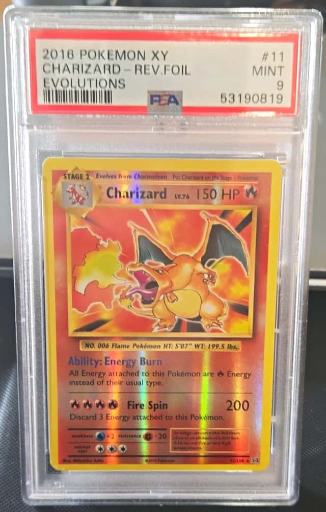 The Pokémon Company Charizard Evolutions 11/108 Reverse Holo Foil EN PSA 9