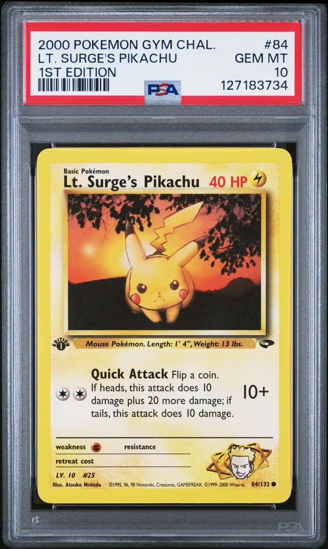 Lt. Surge's Pikachu