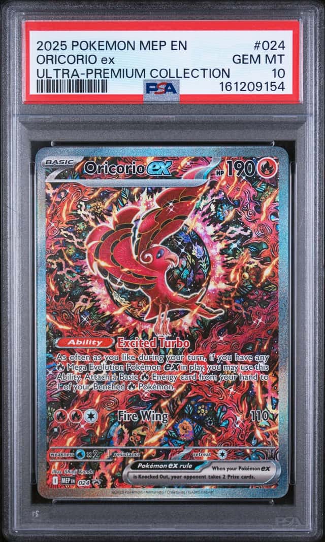 Pokemon Oricorio EX Black Star Promo Card 024 Phantasmal Flames PSA 10 Gem Mint