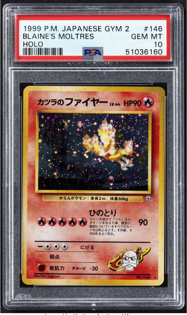 Pokémon Blaine's Moltres 146 Japanese Gym 2: Challenge...