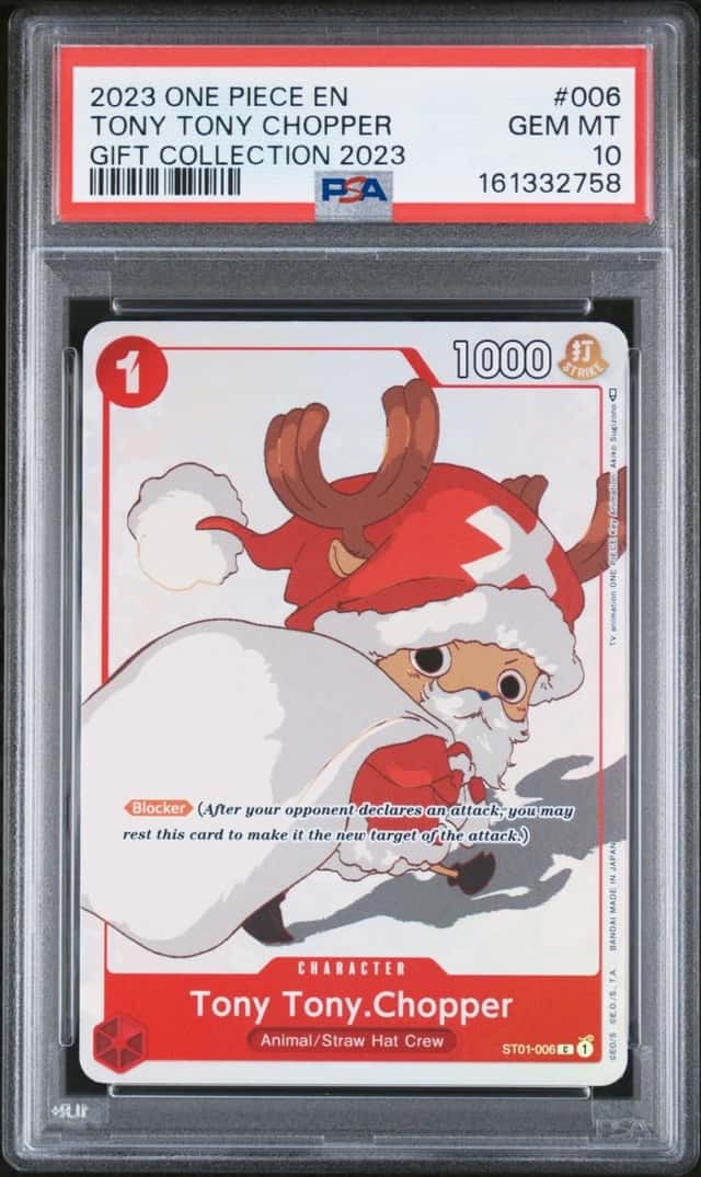 One Piece Tony Tony Chopper Gift Coll. 2023 ST01-006 PSA 10 Gem Mint