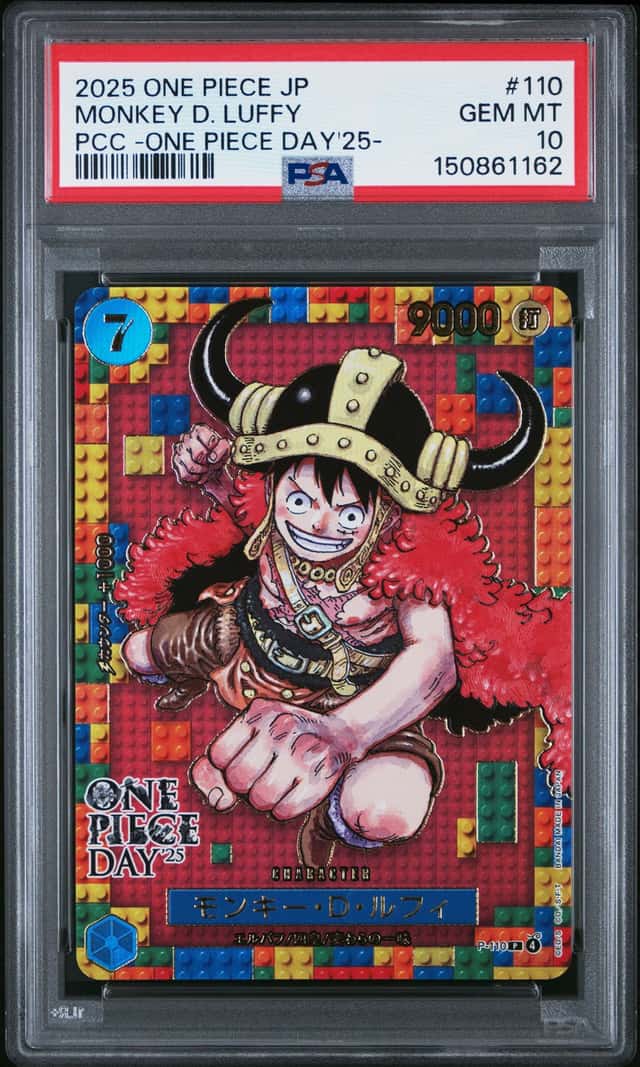 2025 One Piece Japanese PCC OP DAY '25 #110 Monkey.D.Luffy PSA 10 GEM MT