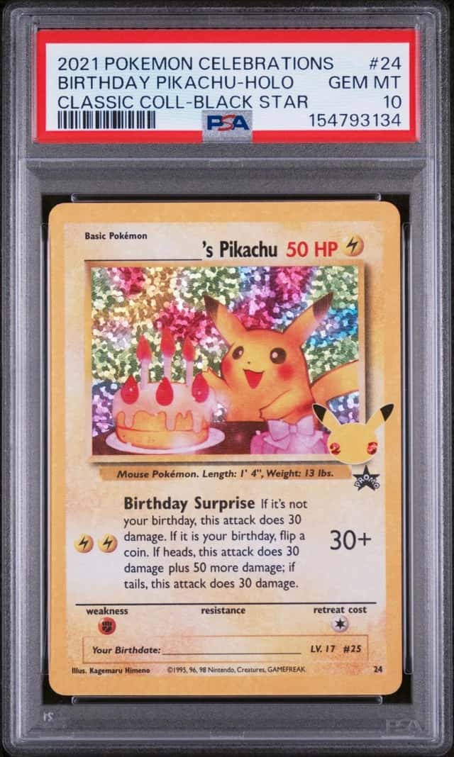 _____'s Pikachu STAMP [25th Anniversary] TEXTURED CONFETTI HOLO