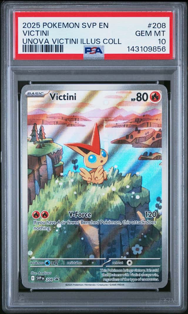 2025 Pokemon SV Black Star Promos Victini 2024 #208 PSA 10 GEM MINT (56)