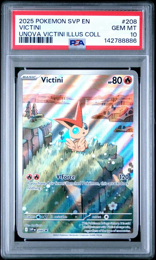 2025 Pokemon SV Black Star Promos Victini 2024 #208 PSA 10 GEM MINT (86)
