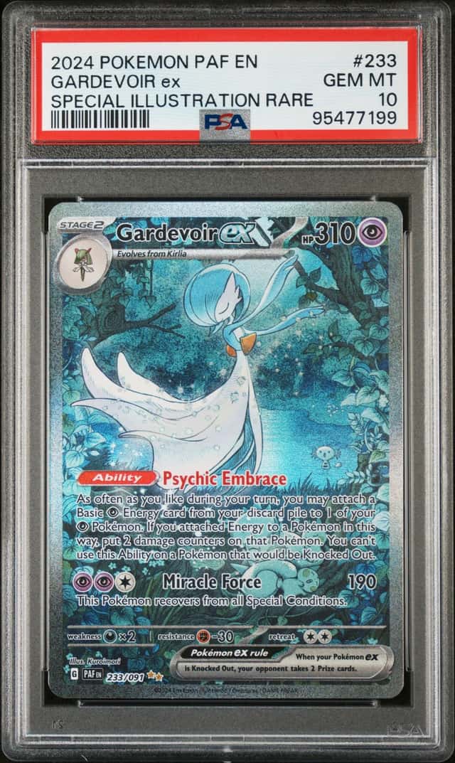 2024 Pokemon Paldean Fates Gardevoir ex #233/091 PSA 10 GEM MINT