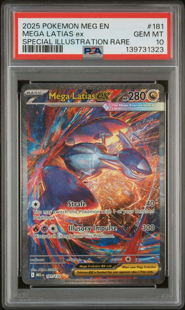2025 Pokémon Mega Evolution Mega Latías EX Special Illustration Rare PSA 10