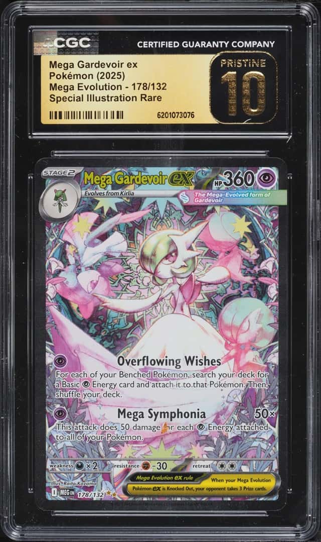 2025 Pokemon Mega Evolution SIR Mega Gardevoir Ex #178 CGC 10 PRISTINE