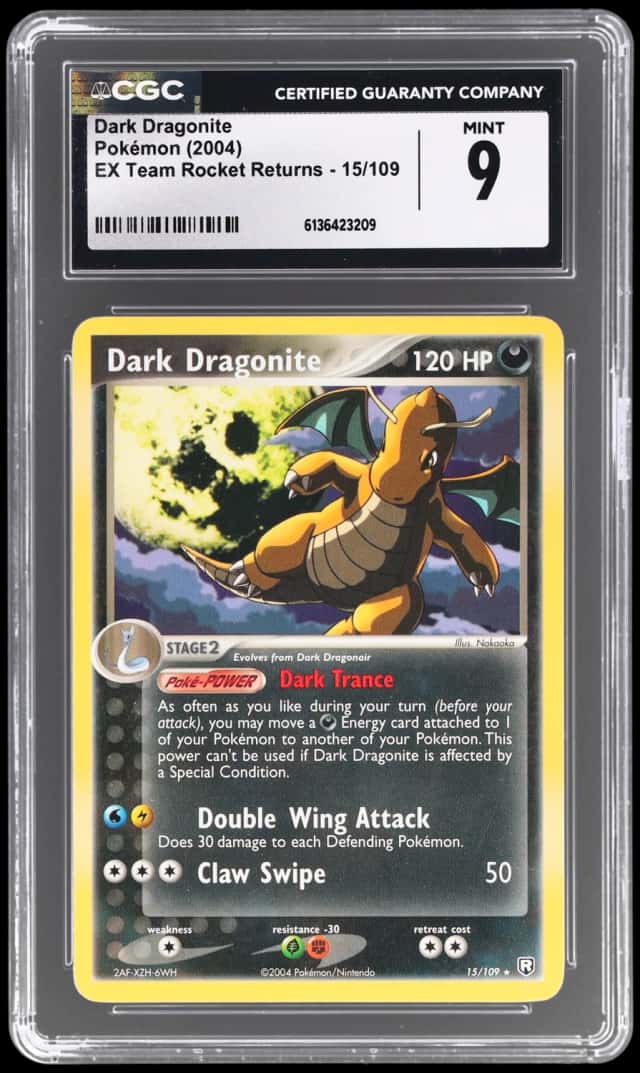 2004 Pokemon Ex Team Rocket Returns Dark Dragonite #15