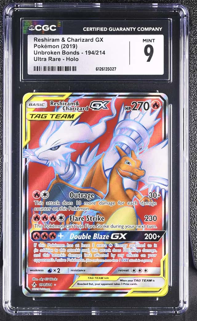 Reshiram & Charizard GX