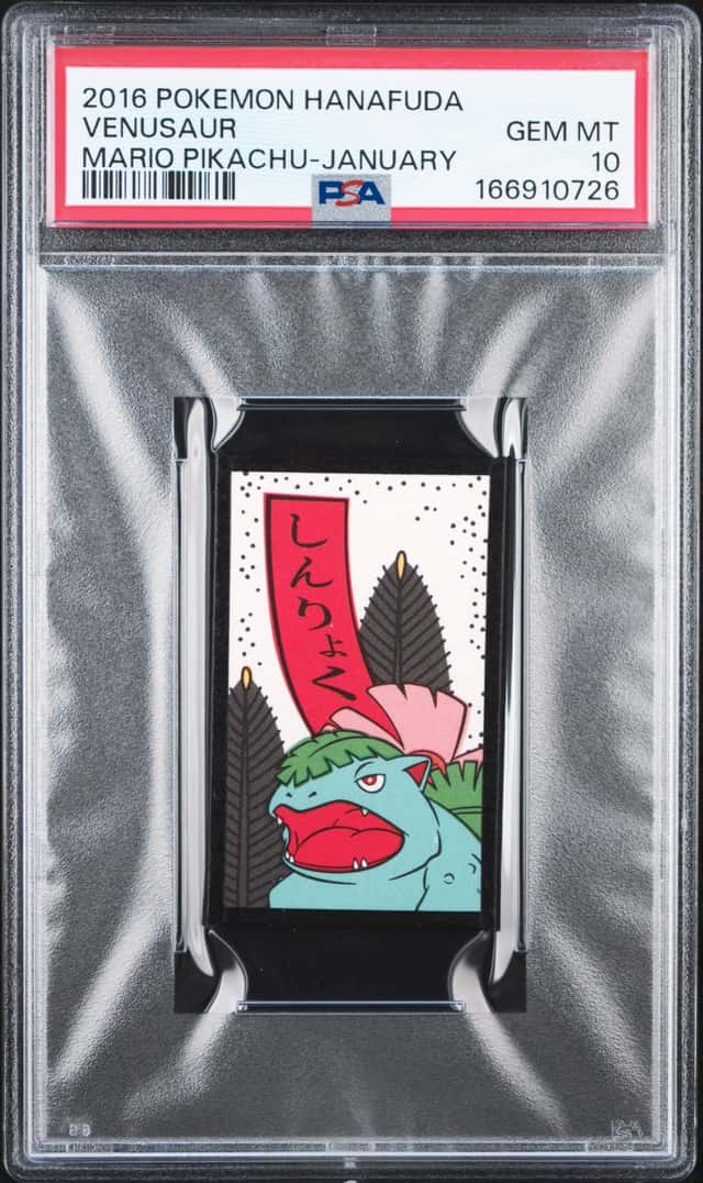 2016 Pokemon Hanafuda Venusaur January PSA 10