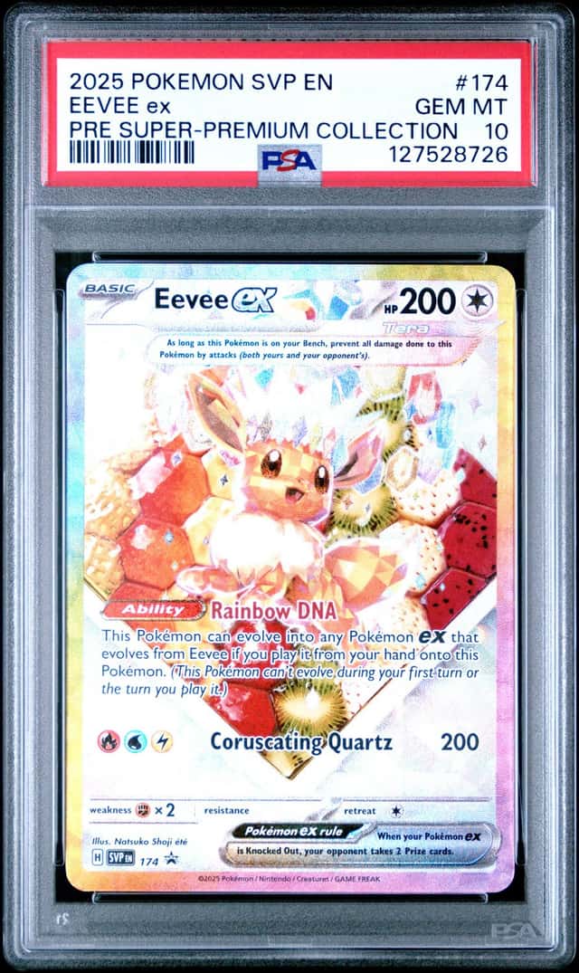 Pokemon TCG Eevee ex 174 SV Promo Cards Holo Promo Tera Eng 2025 PSA 10 🔥🔥🔥