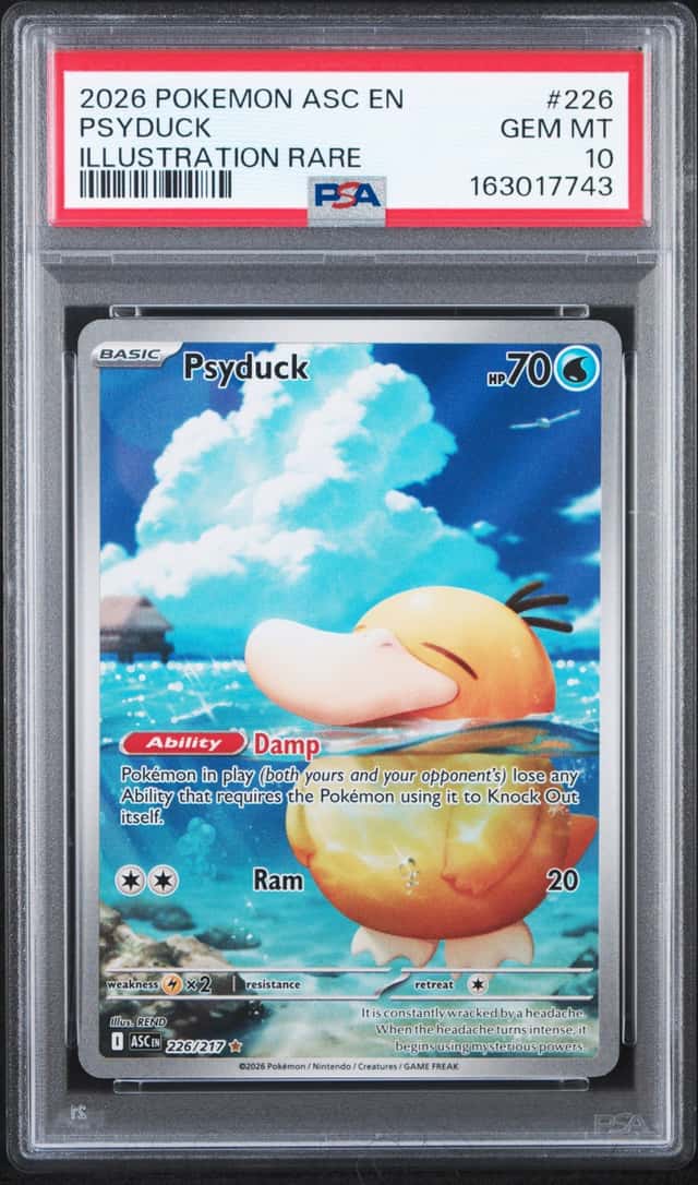 2026 POKEMON ASC EN ILLUSTRATION RARE PSYDUCK #226 PSA 10 GEM MINT