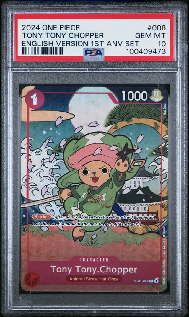 2024 One Piece Promo 1st Anniversary Set Tony Tony Chopper #ST01-006