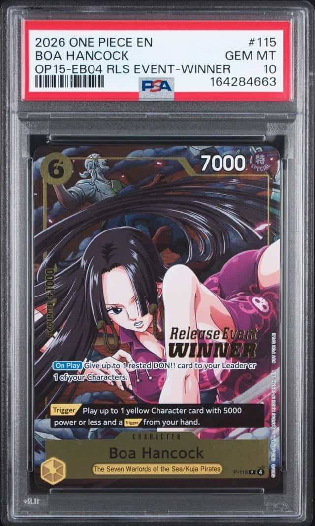 2026 ONE PIECE PROMOS #115 BOA HANCOCK PSA 10