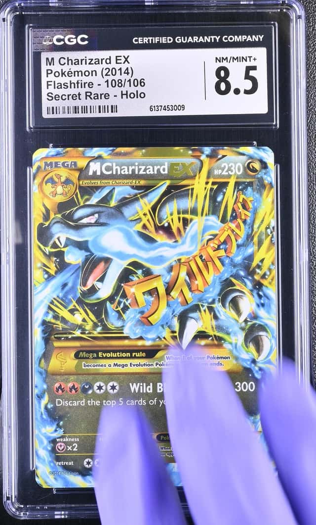 Pokemon M Charizard EX 108/106 - Flashfire - CGC 8.5