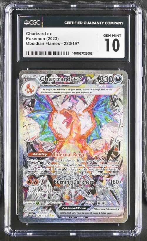 2023 Pokemon SV Charizard ex Special Illustration Rare #223/197 CGC 10 GEM MINT