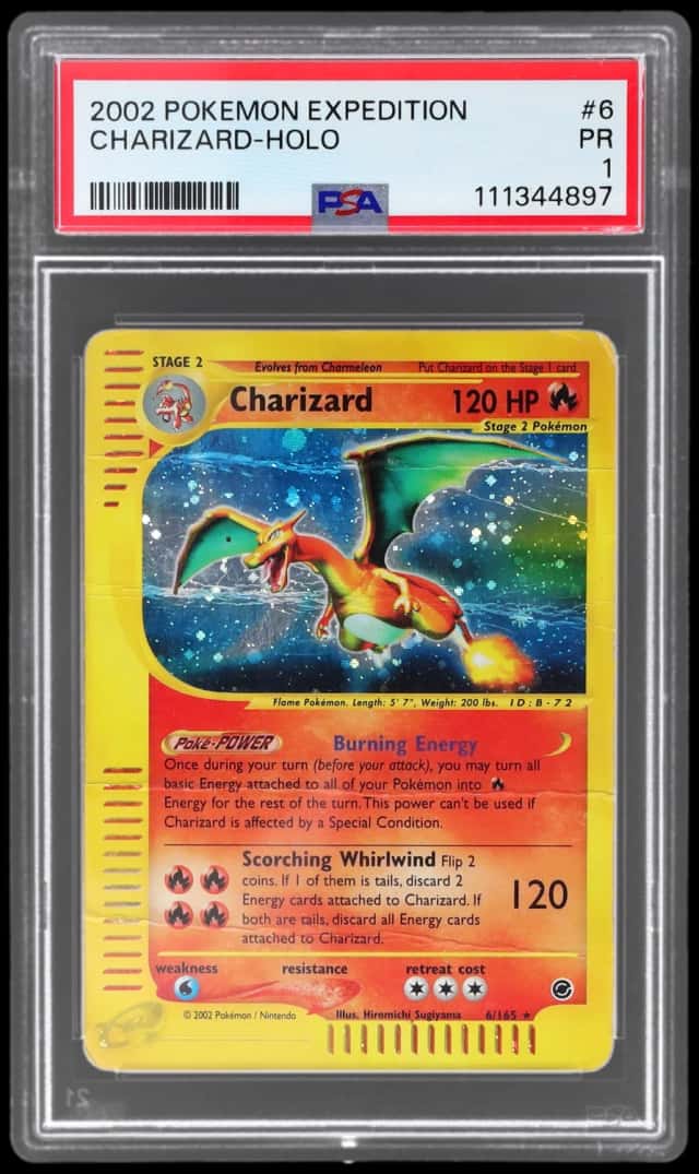 2002 Pokemon Expedition Holo Charizard #6
