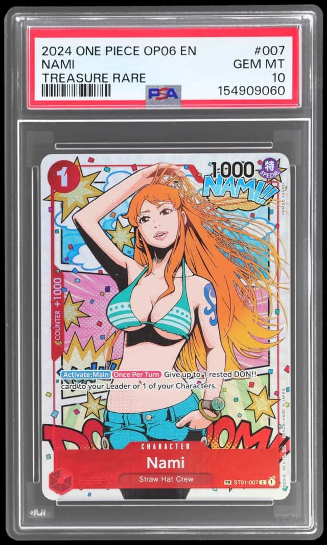 2024 One Piece Wings of the Captain Treasure Rare Nami #ST01007