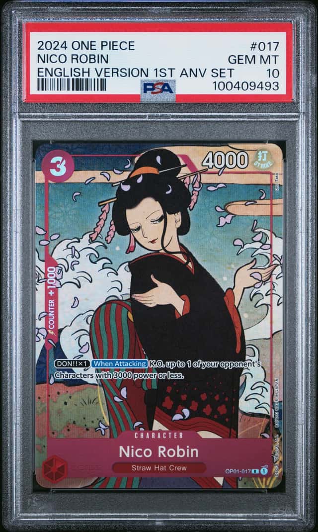 2024 One Piece 1st Anniversary Set Promo Nico Robin #OP01-017