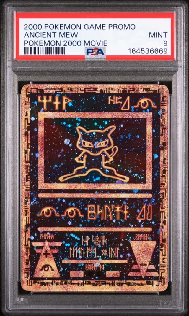 2000 POKEMON GAME MOVIE POKEMON 2000 MOVIE ANCIENT MEW PSA 9
