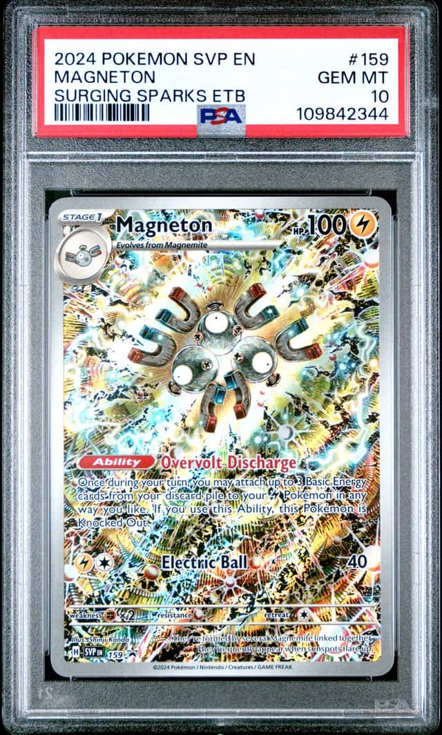 2024 Pokemon SV Black Star Promos Magneton #159 PSA 10 GEM MINT (44)