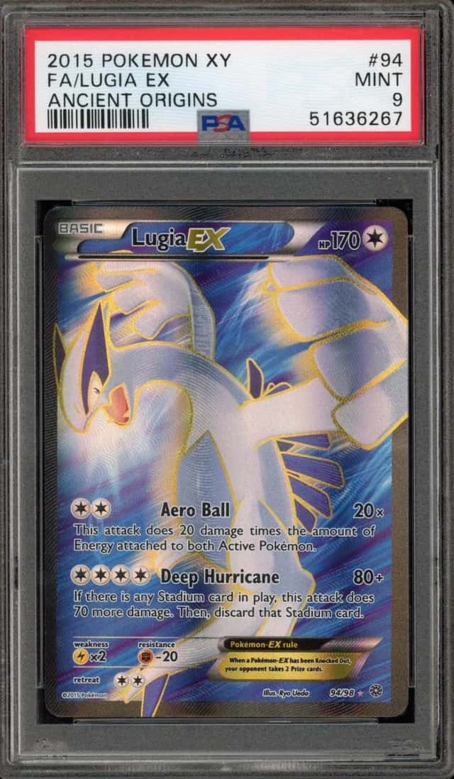 Pokemon Lugia EX XY Ancient Origins 94/98 PSA 9 Mint