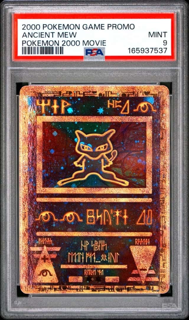 2000 POKEMON ANCIENT MEW GAME PROMO MOVIE PSA 9
