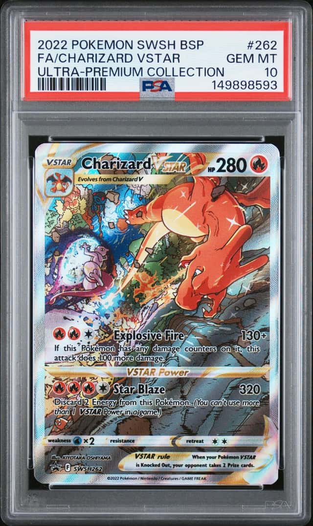 2022 Pokemon SWSH Black Star Promos Charizard VST #SWSH262 PSA 10 GEM MINT